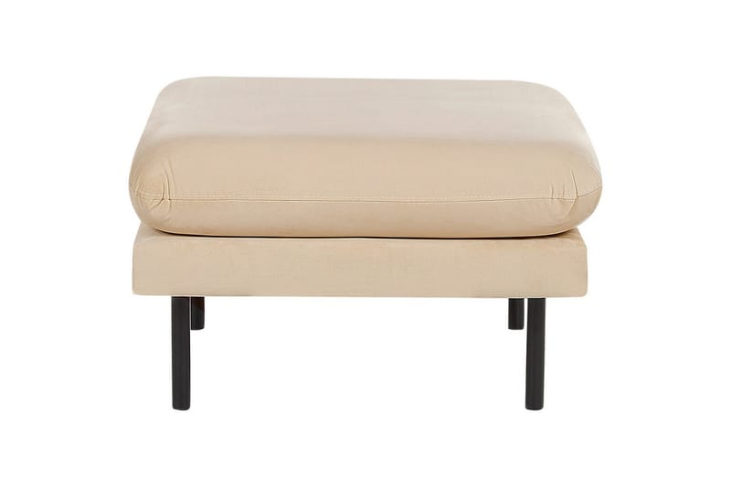 Rahi Vinterbro Beige/musta, Sametti - Beige/musta, Sametti - Huonekalut - Tuoli & nojatuoli - Jakkara & jalkarahi - Rahi