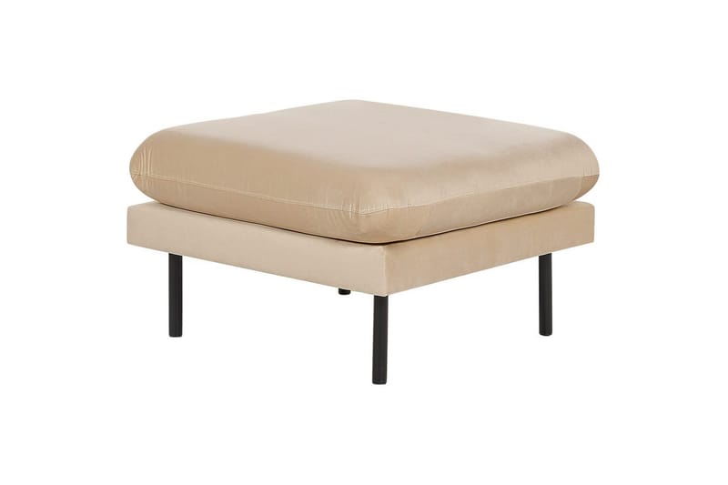 Rahi Vinterbro Beige/musta, Sametti - Beige/musta, Sametti - Huonekalut - Tuoli & nojatuoli - Jakkara & jalkarahi - Rahi