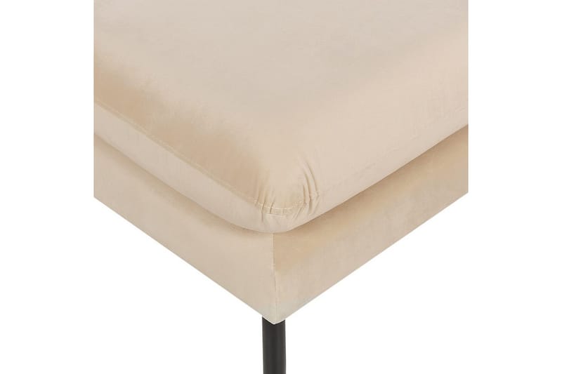 Rahi Vinterbro Beige/musta, Sametti - Beige/musta, Sametti - Huonekalut - Tuoli & nojatuoli - Jakkara & jalkarahi - Rahi