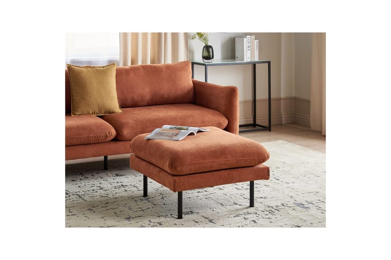 Rahi Vinterbro Ruskea/Musta, Chenille - Ruskea/Musta, Chenille - Huonekalut - Tuoli & nojatuoli - Jakkara & jalkarahi - Rahi