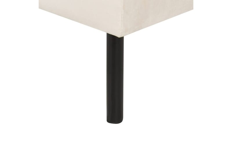 Rahi Vinterbro Vaaleabeige/musta, Sametti - Vaaleabeige/musta, Sametti - Huonekalut - Tuoli & nojatuoli - Jakkara & jalkarahi - Rahi