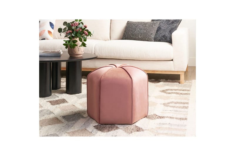 Rahi Wishek Vaaleanpunainen - Vaaleanpunainen - Huonekalut - Tuoli & nojatuoli - Jakkara & jalkarahi - Säkkirahi