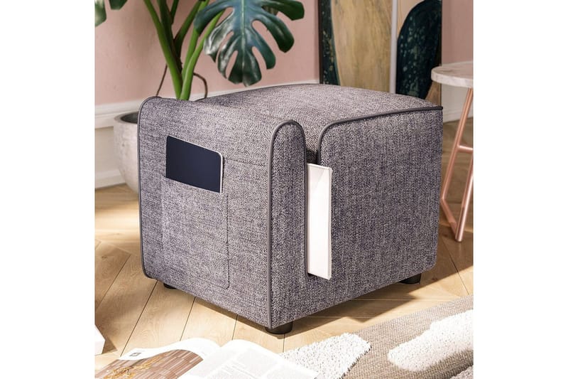 Rahi Pariisi Harmaa - Harmaa - Huonekalut - Tuoli & nojatuoli - Jakkara & jalkarahi - Säkkirahi