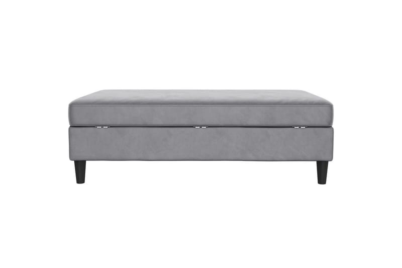 Rahi/Jakkara Hartford Harmaa, Sametti - Harmaa, Sametti - Huonekalut - Tuoli & nojatuoli - Jakkara & jalkarahi - Rahi