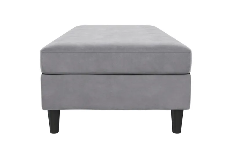 Rahi/Jakkara Hartford Harmaa, Sametti - Harmaa, Sametti - Huonekalut - Tuoli & nojatuoli - Jakkara & jalkarahi - Rahi