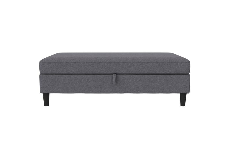 Rahi/Jakkara Hartford Harmaa, Pellavakankaan näköinen (100% polyesteri) - Harmaa, Pellavakankaan näköinen (100% polyesteri) - Huonekalut - Tuoli & nojatuoli - Jakkara & jalkarahi - Rahi