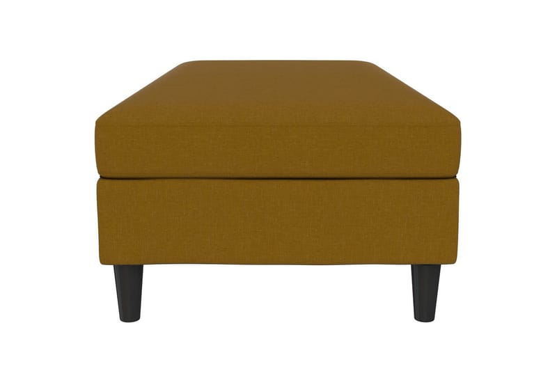 Rahi/Jakkara Hartford Keltainen, Pellavakankaan näköinen (100% polyesteri) - Keltainen, Pellavakankaan näköinen (100% polyesteri) - Huonekalut - Tuoli & nojatuoli - Jakkara & jalkarahi - Rahi