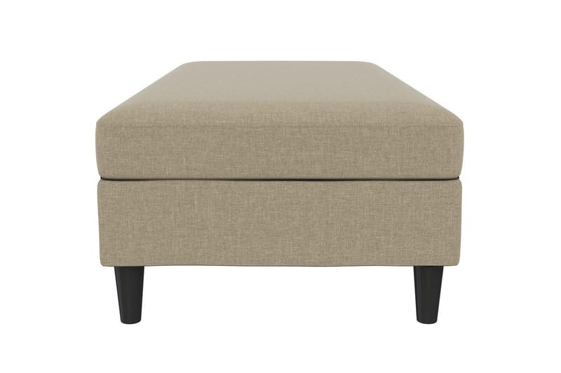 Rahi/Jakkara Hartford Ruskea, Pellavakankaan näköinen (100% polyesteri) - Ruskea, Pellavakankaan näköinen (100% polyesteri) - Huonekalut - Tuoli & nojatuoli - Jakkara & jalkarahi - Rahi