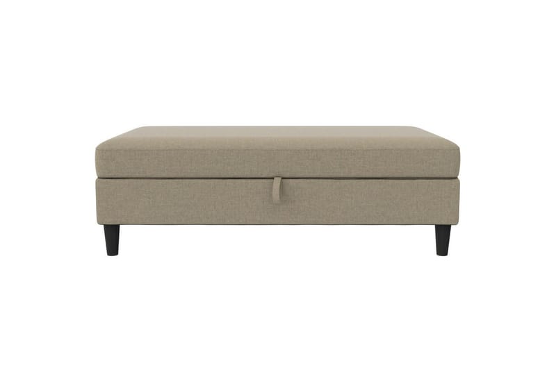 Rahi/Jakkara Hartford Ruskea, Pellavakankaan näköinen (100% polyesteri) - Ruskea, Pellavakankaan näköinen (100% polyesteri) - Huonekalut - Tuoli & nojatuoli - Jakkara & jalkarahi - Rahi