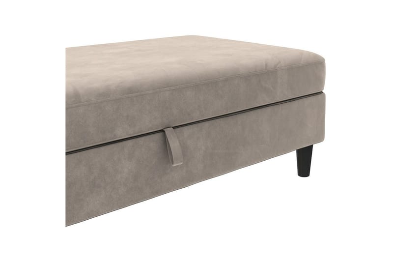 Rahi/Jakkara Hartford Taupe, Sametti - Taupe, Sametti - Huonekalut - Tuoli & nojatuoli - Jakkara & jalkarahi - Rahi