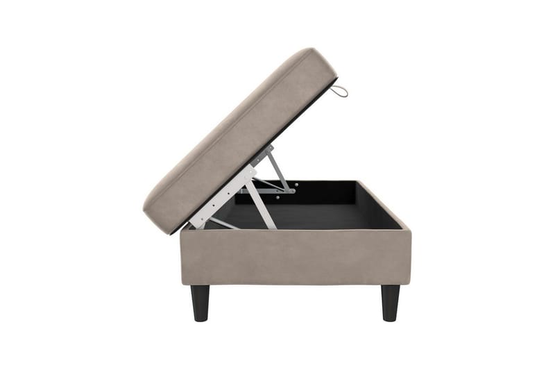 Rahi/Jakkara Hartford Taupe, Sametti - Taupe, Sametti - Huonekalut - Tuoli & nojatuoli - Jakkara & jalkarahi - Rahi