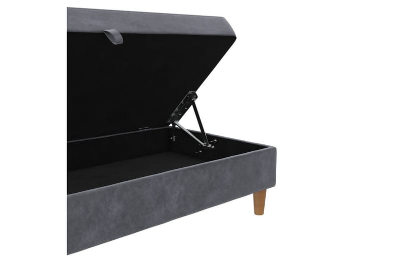 Rahi/Jakkara Lilly Antrasiitti, Sametti/Puu/Muovi - Antrasiitti, Sametti/Puu/Muovi - Huonekalut - Tuoli & nojatuoli - Jakkara & jalkarahi - Rahi