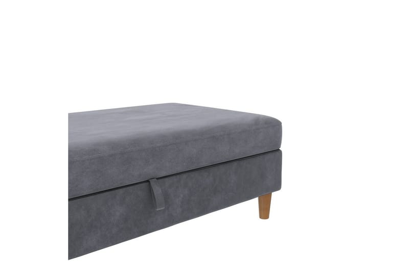 Rahi/Jakkara Lilly Antrasiitti, Sametti/Puu/Muovi - Antrasiitti, Sametti/Puu/Muovi - Huonekalut - Tuoli & nojatuoli - Jakkara & jalkarahi - Rahi