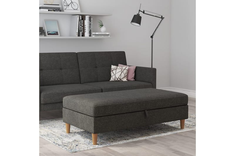 Rahi/Jakkara Lilly Antrasiitti, Pellava - Antrasiitti, Pellava - Huonekalut - Tuoli & nojatuoli - Jakkara & jalkarahi - Rahi