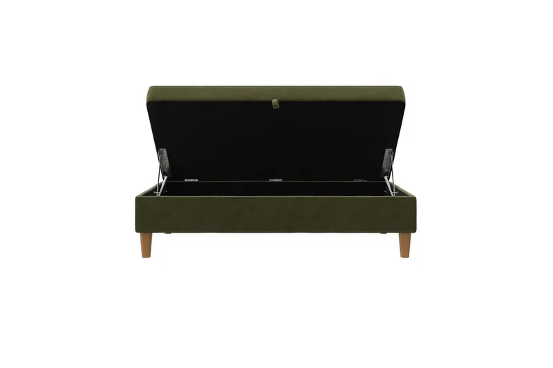 Rahi/Jakkara Lilly Oliivinvihreä, Sametti/Puu/Muovi - Oliivinvihreä, Sametti/Puu/Muovi - Huonekalut - Tuoli & nojatuoli - Jakkara & jalkarahi - Rahi