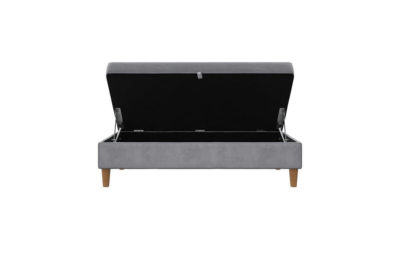 Rahi/Jakkara Lilly Vaaleanharmaa, Sametti/Puu/Muovi - Vaaleanharmaa, Sametti/Puu/Muovi - Huonekalut - Tuoli & nojatuoli - Jakkara & jalkarahi - Rahi