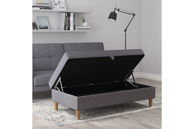 Rahi/Jakkara Lilly Vaaleanharmaa, Pellava - Vaaleanharmaa, Pellava - Huonekalut - Tuoli & nojatuoli - Jakkara & jalkarahi - Rahi