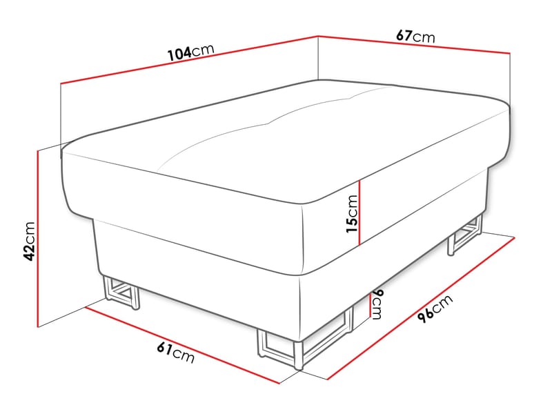 Reginia Rahi - musta - Huonekalut - Tuoli & nojatuoli - Jakkara & jalkarahi - Säkkirahi