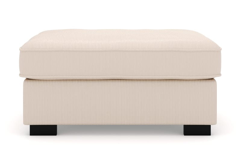 Rossita Jalkatuki Vakosametti - Beige - Huonekalut - Tuoli & nojatuoli - Jakkara & jalkarahi - Rahi