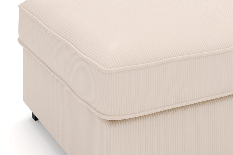 Rossita Jalkatuki Vakosametti - Beige - Huonekalut - Tuoli & nojatuoli - Jakkara & jalkarahi - Rahi