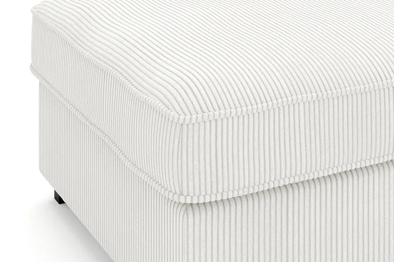 Rossita Jalkatuki Vakosametti - Offwhite - Huonekalut - Tuoli & nojatuoli - Jakkara & jalkarahi - Rahi