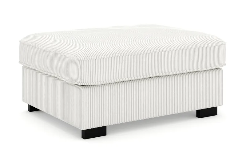 Rossita Jalkatuki Vakosametti - Offwhite - Huonekalut - Tuoli & nojatuoli - Jakkara & jalkarahi - Rahi