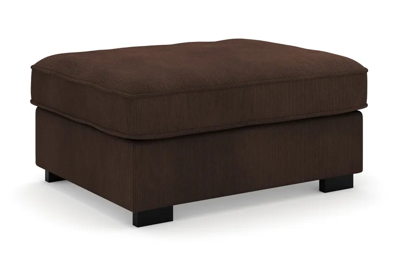 Rossita Jalkatuki Vakosametti - Ruskea - Huonekalut - Tuoli & nojatuoli - Jakkara & jalkarahi - Rahi