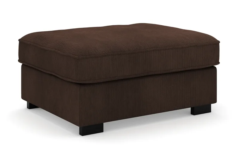 Rossita Jalkatuki Vakosametti - Ruskea - Huonekalut - Tuoli & nojatuoli - Jakkara & jalkarahi - Rahi