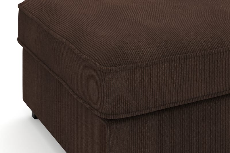 Rossita Jalkatuki Vakosametti - Ruskea - Huonekalut - Tuoli & nojatuoli - Jakkara & jalkarahi - Rahi