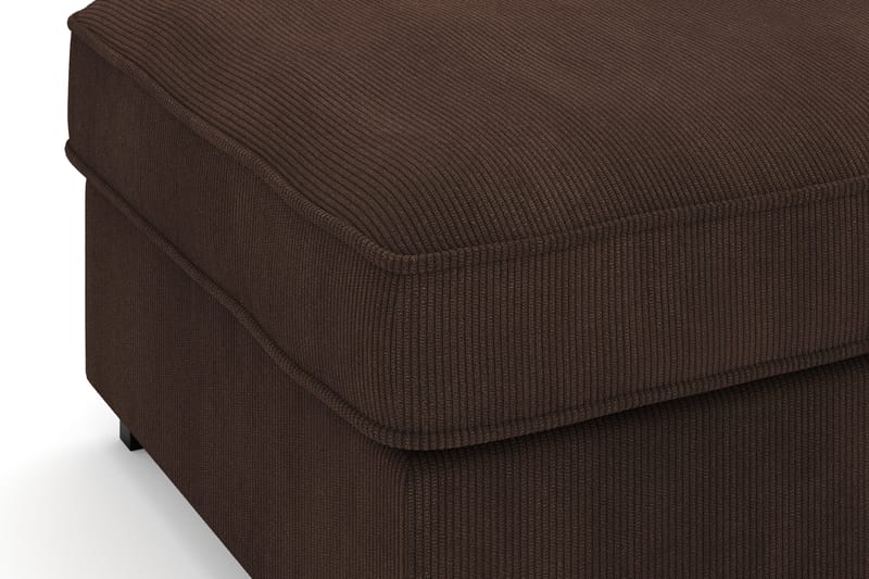 Rossita Jalkatuki Vakosametti - Ruskea - Huonekalut - Tuoli & nojatuoli - Jakkara & jalkarahi - Rahi