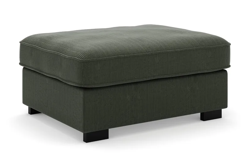 Rossita Jalkatuki Vakosametti - Tummanvihreä - Huonekalut - Tuoli & nojatuoli - Jakkara & jalkarahi - Rahi