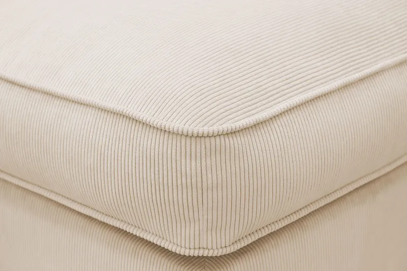 Rossita lyx Rahituoli - Beige Vakosametti - Huonekalut - Tuoli & nojatuoli - Jakkara & jalkarahi - Rahi