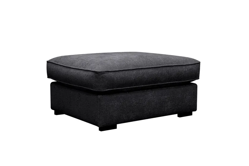 Rossita lyx Rahituoli - Musta Chenille - Huonekalut - Tuoli & nojatuoli - Jakkara & jalkarahi - Rahi