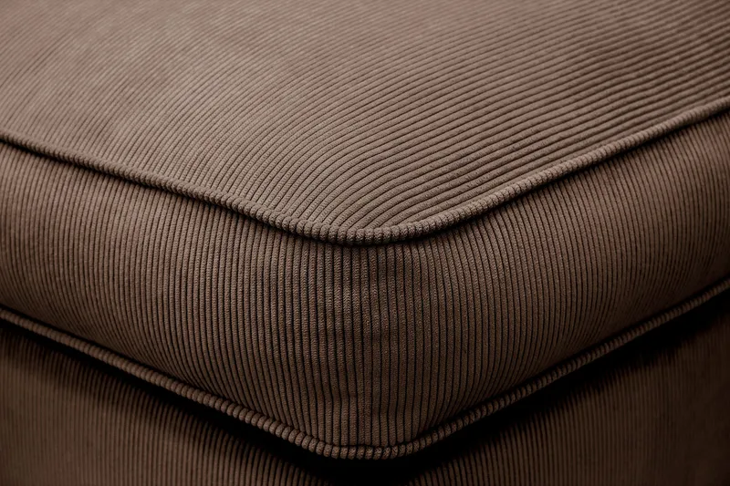 Rossita lyx Rahituoli - Ruskea Vakosametti - Huonekalut - Tuoli & nojatuoli - Jakkara & jalkarahi - Rahi