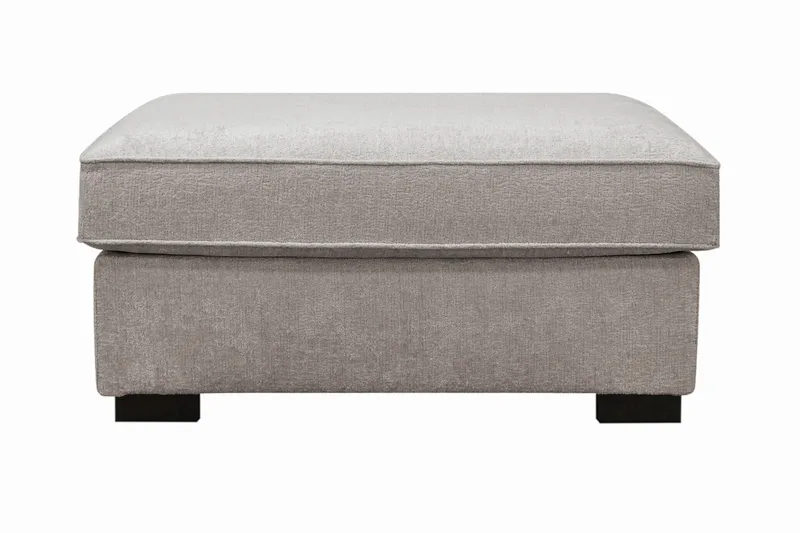 Rossita Rahi chenillessä - Harmaa/Pähkinänruskea - Huonekalut - Tuoli & nojatuoli - Jakkara & jalkarahi - Rahi