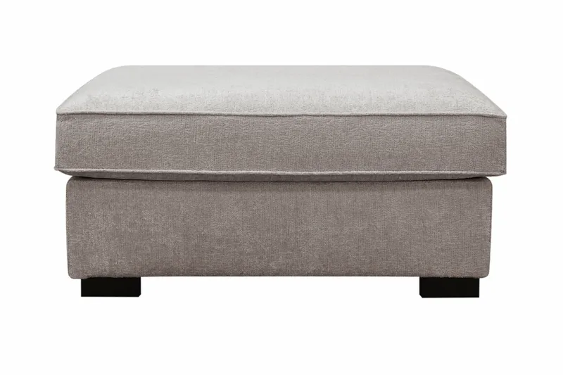 Rossita Rahi chenillessä - Harmaa/Pähkinänruskea - Huonekalut - Tuoli & nojatuoli - Jakkara & jalkarahi - Rahi