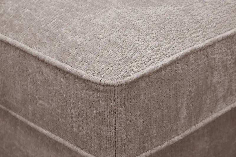 Rossita Rahi chenillessä - Harmaa/Pähkinänruskea - Huonekalut - Tuoli & nojatuoli - Jakkara & jalkarahi - Rahi