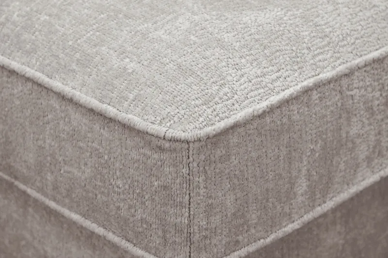 Rossita Rahi chenillessä - Harmaa/Pähkinänruskea - Huonekalut - Tuoli & nojatuoli - Jakkara & jalkarahi - Rahi