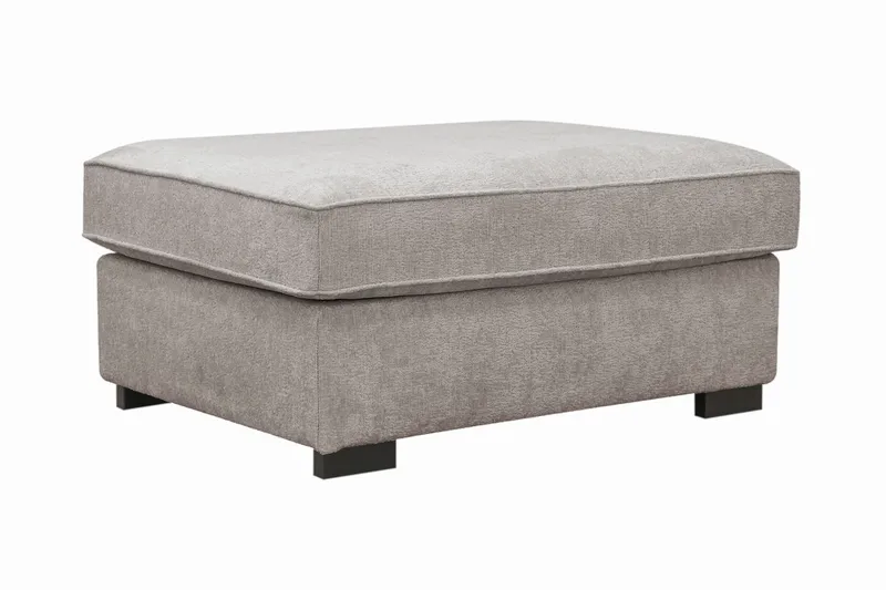 Rossita Rahi chenillessä - Harmaa/Pähkinänruskea - Huonekalut - Tuoli & nojatuoli - Jakkara & jalkarahi - Rahi