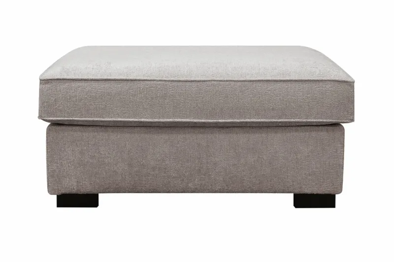 Rossita Rahi chenillessä - Harmaa/Pähkinänruskea - Huonekalut - Tuoli & nojatuoli - Jakkara & jalkarahi - Rahi