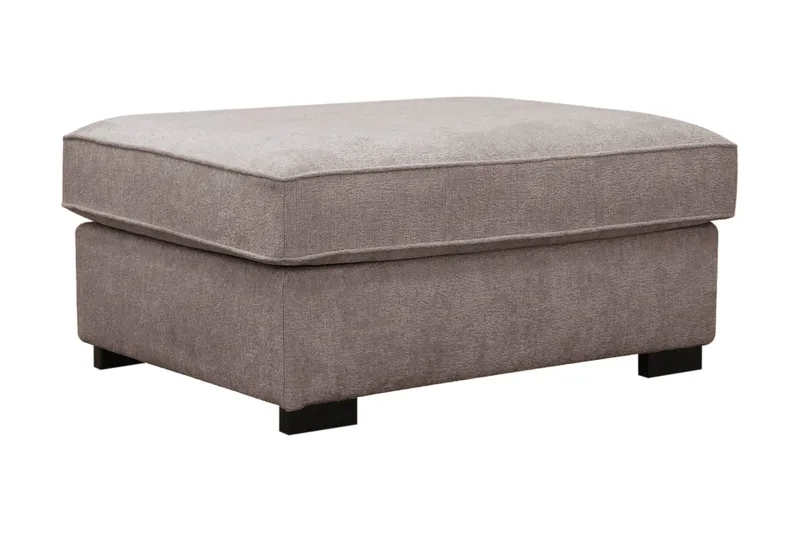 Rossita Rahi chenillessä - Harmaa/Pähkinänruskea - Huonekalut - Tuoli & nojatuoli - Jakkara & jalkarahi - Rahi