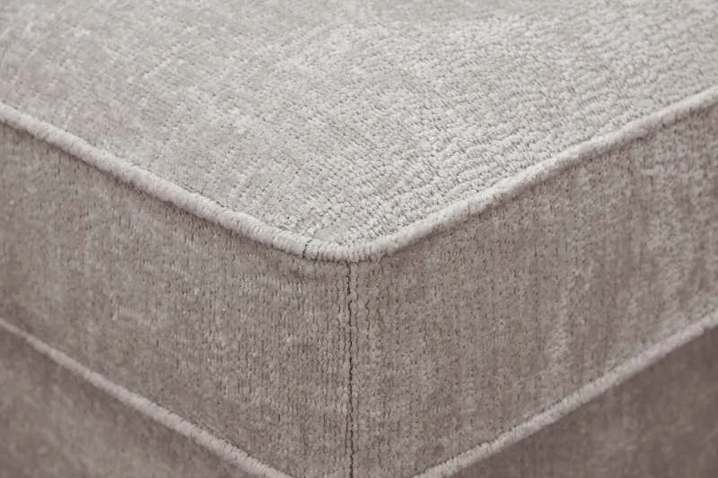 Rossita Rahi chenillessä - Harmaa/Pähkinänruskea - Huonekalut - Tuoli & nojatuoli - Jakkara & jalkarahi - Rahi