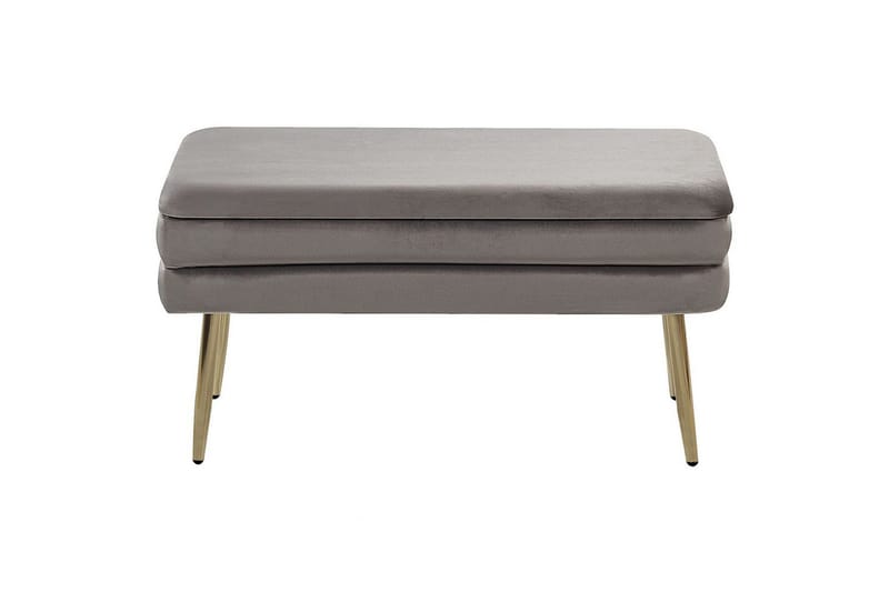 Säilytyspenkki Durham Harmaa - Harmaa - Huonekalut - Tuoli & nojatuoli - Jakkara & jalkarahi - Rahi