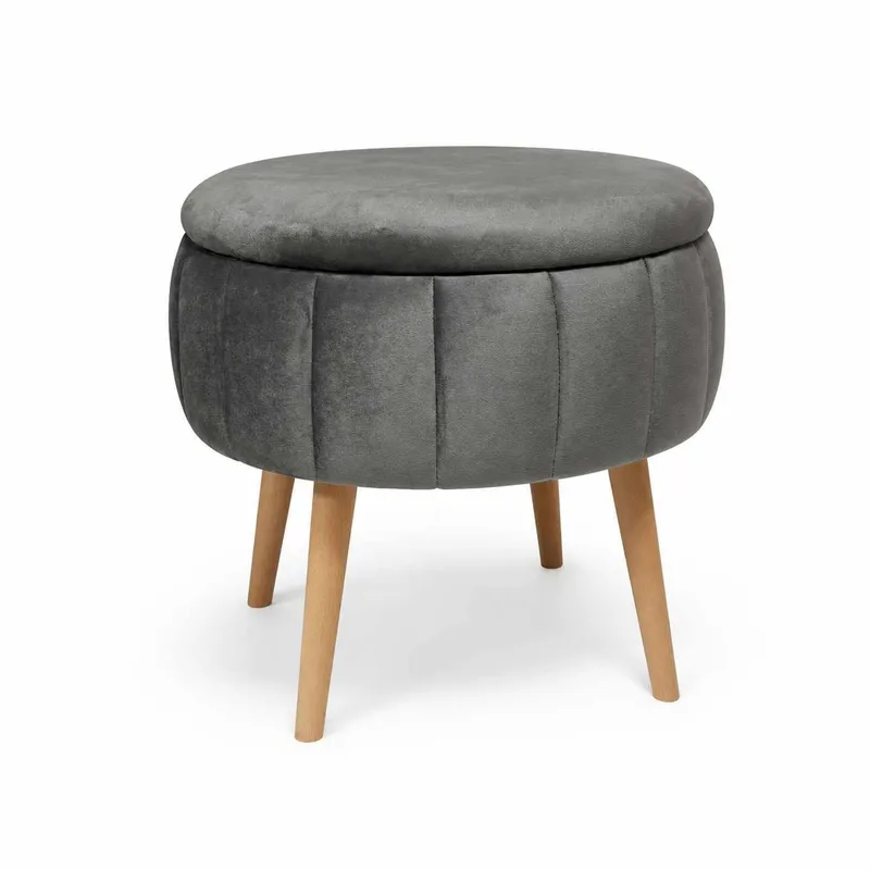 Säilytysrahi Atelier Del Sofa Berlin Babyface (Ø45 x K44 cm) Antrasiitti, undefined