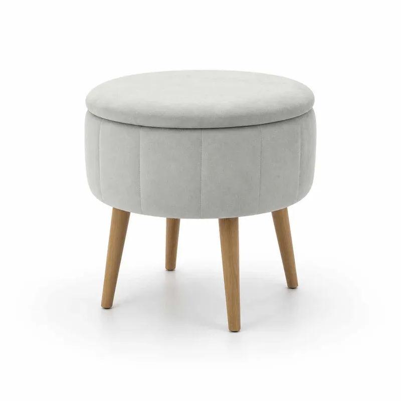Säilytysrahi Atelier Del Sofa Berlin Babyface (Ø45 x K44 cm) Beige, undefined