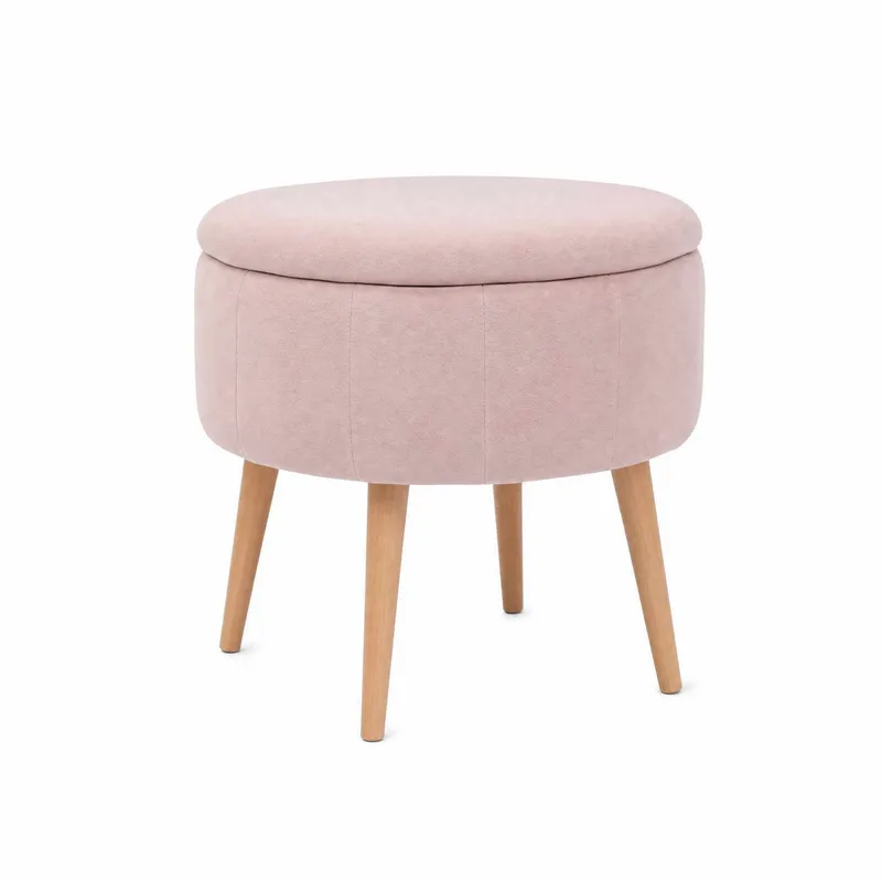 Säilytysrahi Atelier Del Sofa Berlin Babyface (Ø45 x K44 cm) Vaaleanpunainen, undefined