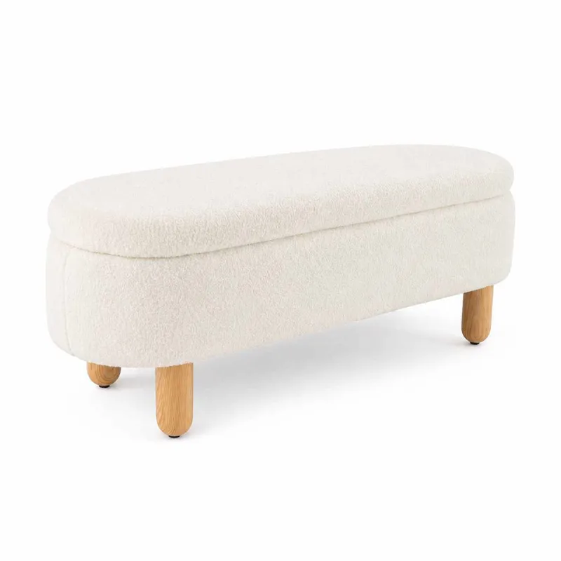 Säilytysrahi Atelier Del Sofa Bohem (120 x 44 x 35 cm) Valkoinen, undefined