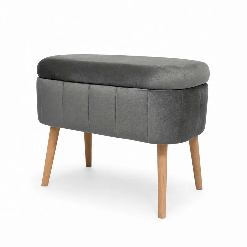 Säilytysrahi Atelier Del Sofa Mini Oslo (60 x 46 x 35 cm) Antrasiitti, undefined