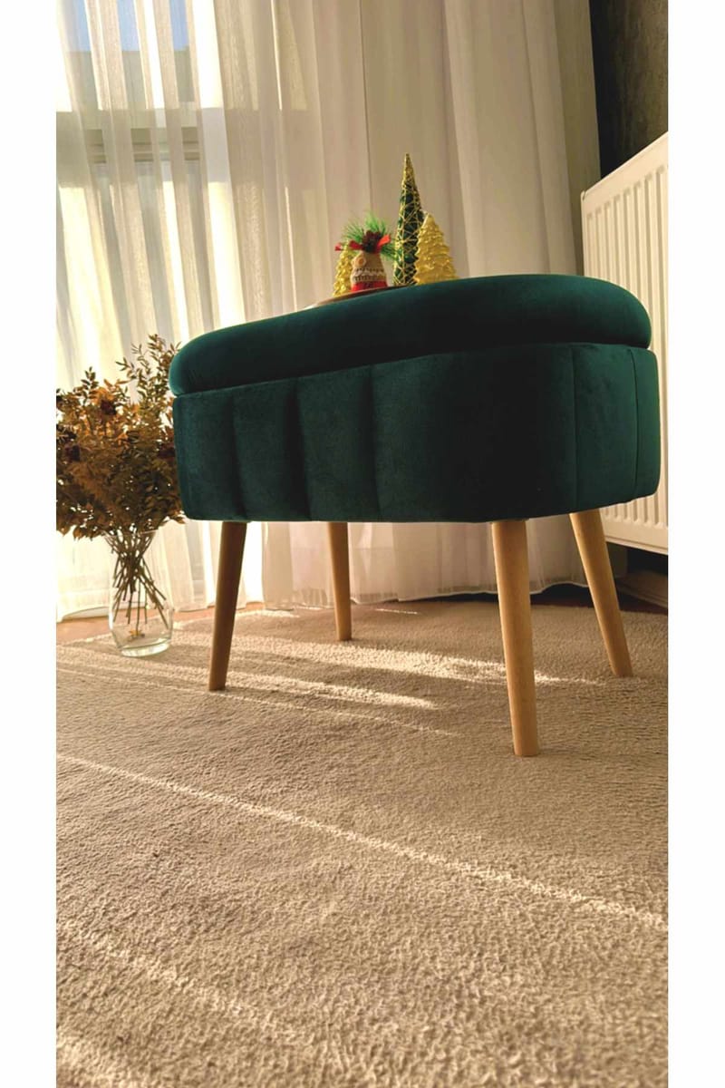 Säilytysrahi Atelier Del Sofa Mini Oslo (60 x 46 x 35 cm) Smaragdi - Huonekalut - Tuoli & nojatuoli - Jakkara & jalkarahi - Säkkirahi
