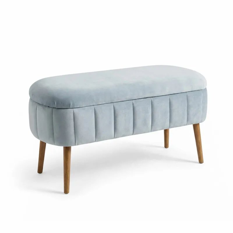 Säilytysrahi Atelier Del Sofa Oslo Babyface (90 x 46 x 35 cm) Harmaa, undefined